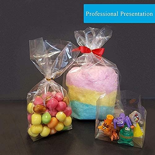 JOYIT 220 ft Cellophane Wrap Roll (31.5 in x 220 ft) - 3 Mil Thicken, Clear Bags, Wrapping Paper for Flower Gift Baskets (31.5" fold into 16")