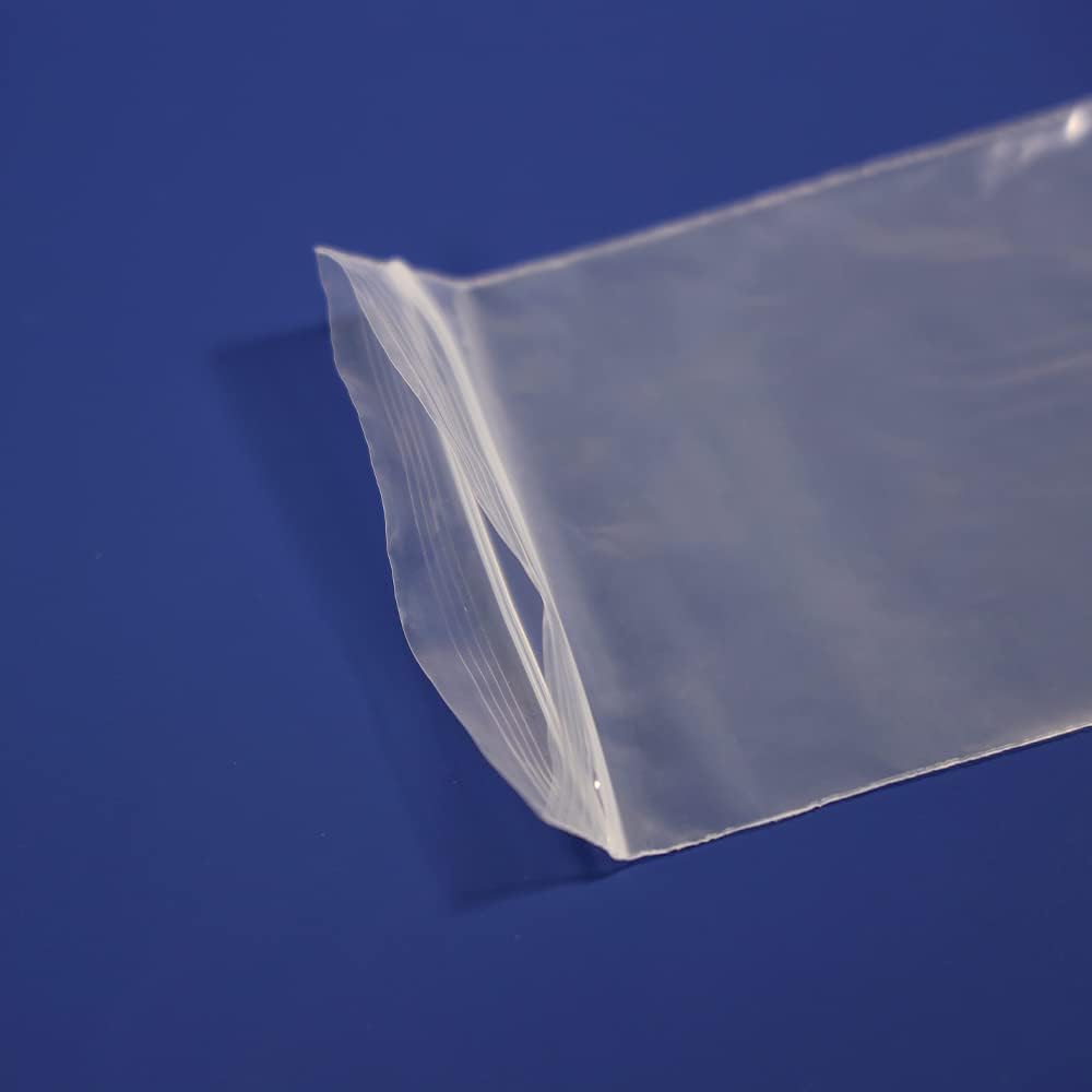 iMailer - 200 Pcs - 2" x 10" Incense Bags-Resealable Zip Bags for Snack, Necklaces, Jewelry, Packaging & Shipping
