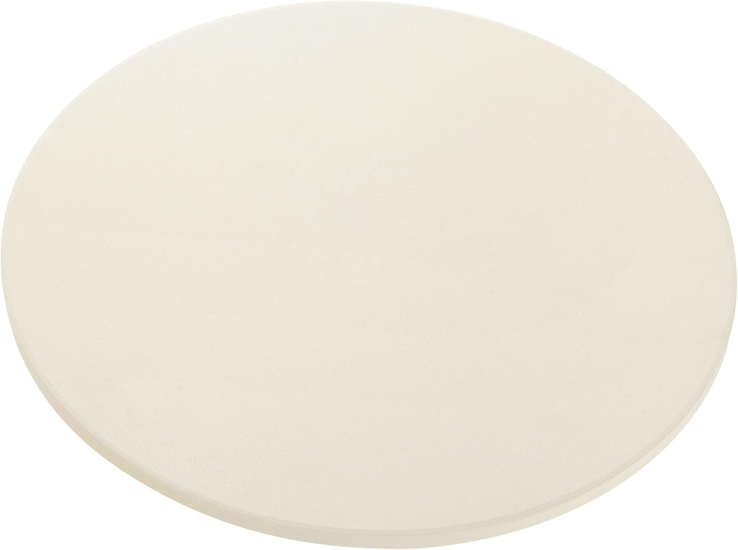 12" Round Pizza Stone, Heavy Duty Cordierite Pizza Pan for Grilling & Pizza Oven, High Temperature Resistant Baking Stone for Pizza, Bread, Meat and More