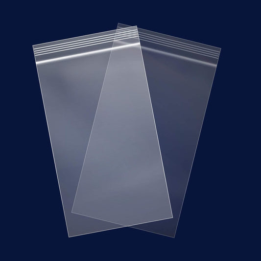 iMailer - 1000 Count - 5" x 7" Small Zip Bags - Clear Reclosable Zip Plastic Poly Bags 2 Mil with Lock Seal Zipper for A2 A4 A6 Cards & Envelopes, Bakery, Cookies, Treats